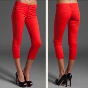 Mother The Looker Crop - Cruel Summer Twill